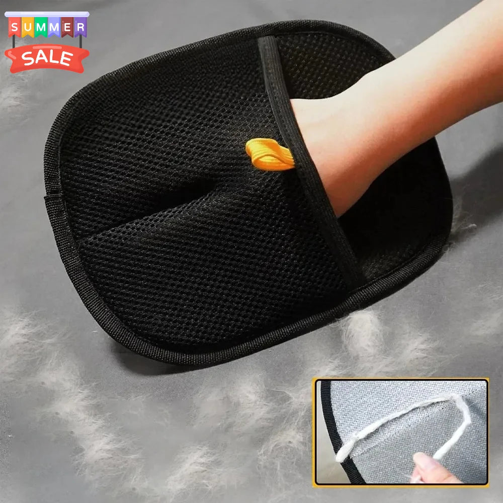 Pet Hair Removal & Grooming Gloves