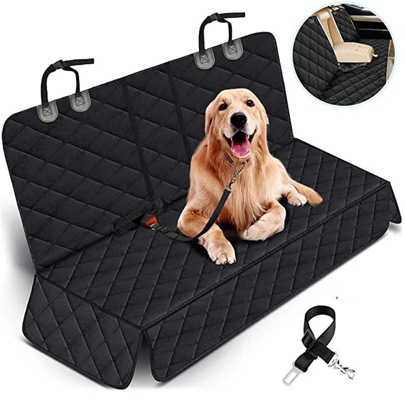 Waterproof Dog Car Seat Cover – Universal Nonslip Back Seat Protector