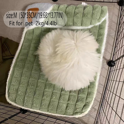 Versatile dog mat, removable, washable, year-round comfort.